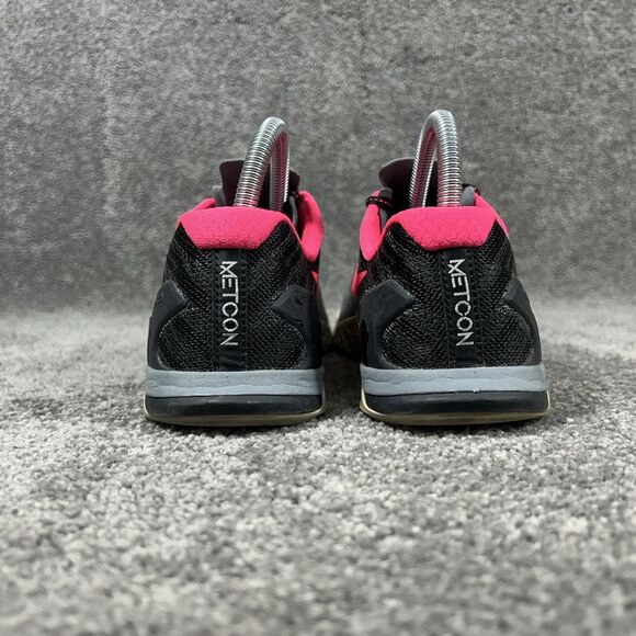 Nike Metcon 3 849807-004 Women's Sz 7.5 Cool Grey Solar Red Athletic Shoes Used - Picture 8 of 13
